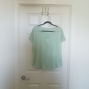NY & Co Mint Green Blouse